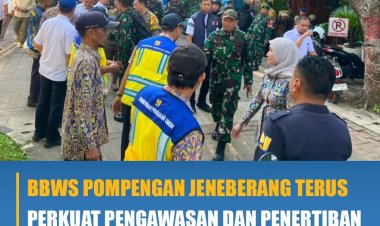 BBWS Pompengan Jeneberang Terus Perkuat Pengawasan dan Penertiban di Sempadan Sungai Jeneberang