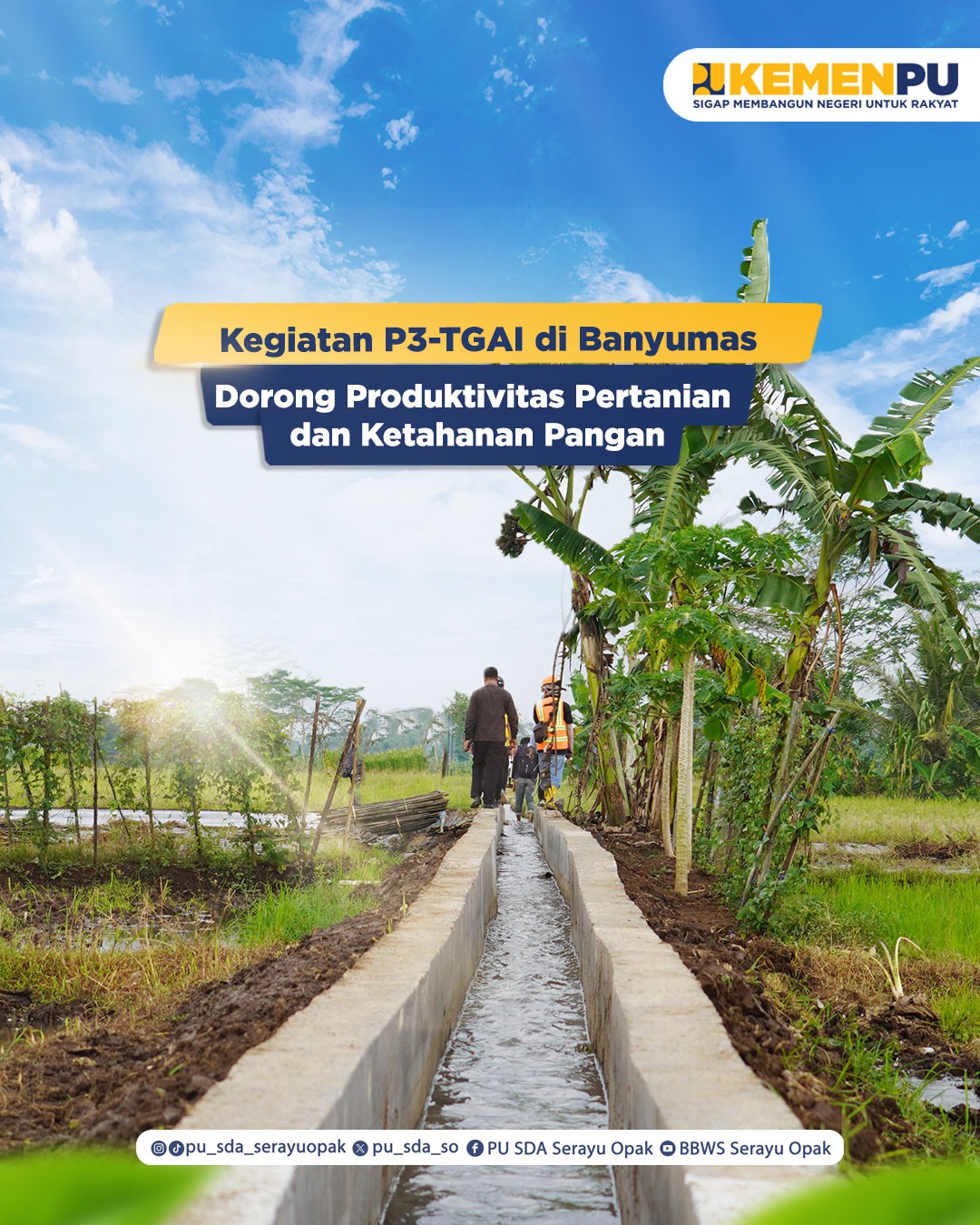 Kegiatan P3_TGAI di Banyumas Dorong Produktivitas Pertanian dan Ketahanan Pangan