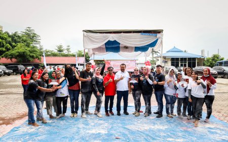 Sambut Peringatan HUT RI, BWS SUmatera II Medan Gelar Lomba Kekompakan Tim Antar Satuan Kerja