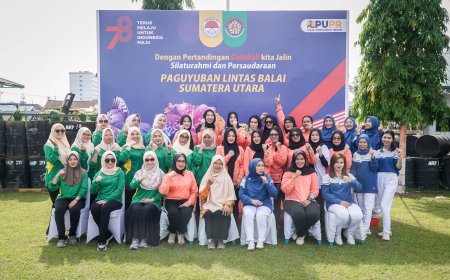 Ikuti Pertandingan Gateball Antar Unor, Tim Paguyuban BWS Sumatera II Medan Raih Runner Up