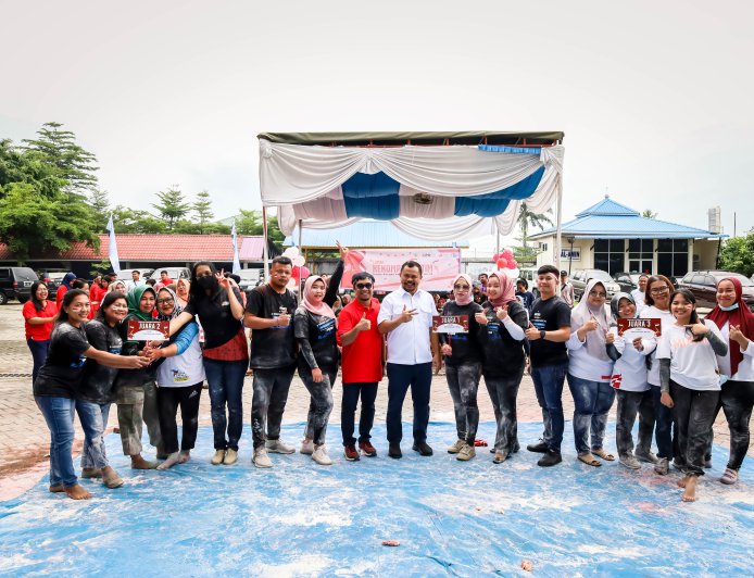 Sambut Peringatan HUT RI, BWS SUmatera II Medan Gelar Lomba Kekompakan Tim Antar Satuan Kerja