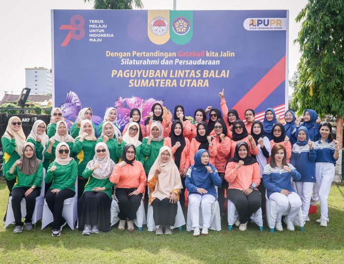 Ikuti Pertandingan Gateball Antar Unor, Tim Paguyuban BWS Sumatera II Medan Raih Runner Up