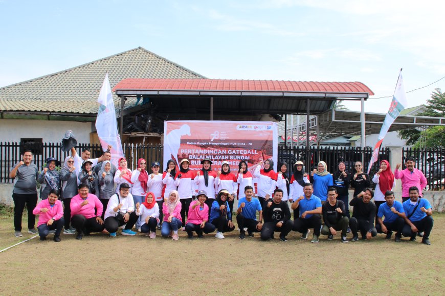 Meriahkan HUT RI Ke-78, BWS Sumatera II Medan Gelar Turnamen Gateball