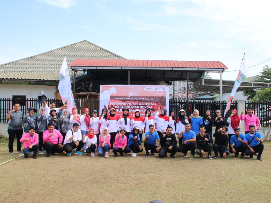 Meriahkan HUT RI Ke-78, BWS Sumatera II Medan Gelar Turnamen Gateball