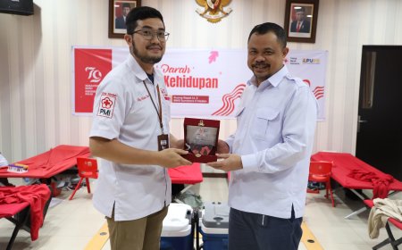 Sambut Kemerdekaan RI, BWS Sumatera II Medan Bersama PMI Kota Medan Gelar Aksi Donor Darah
