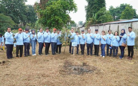 Komitmen Penghijauan, BWS Sumatera II Medan Laksanakan Penanaman Pohon