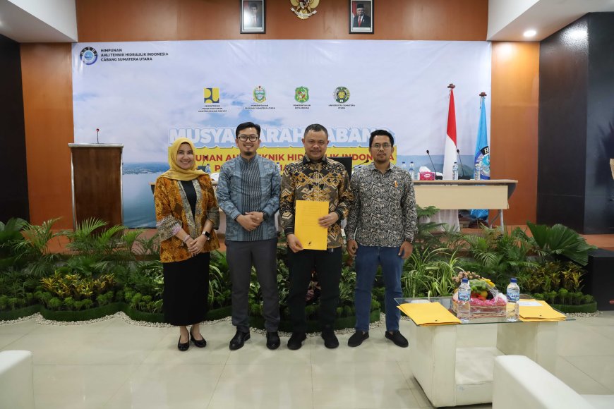 Terpilih Secara Aklamasi, Kepala BWS Sumatera II Medan Pimpin HATHI Cabang Sumut Periode 2024-2027