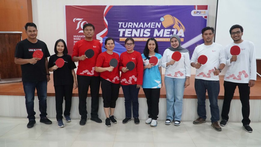 Meriahkan HUT RI, BWS Sumatera II Medan Gelar Pertandingan Tenis Meja