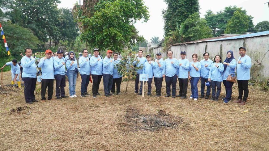 Komitmen Penghijauan, BWS Sumatera II Medan Laksanakan Penanaman Pohon