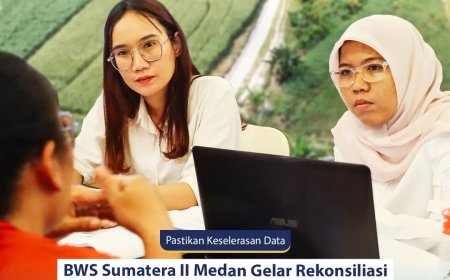 Dalam rangka memastikan keselarasan data pada laporan akhir, Balai Wilayah Sungai (BWS) Sumatera II Medan menggelar kegi...
