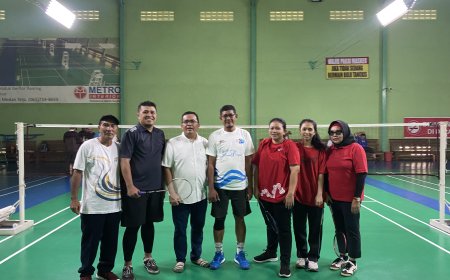 Tekuk Wakil BPPW Sumut, Tim Ganda Putri BBWS Sumatera II Medan Rebut Juara Pertama