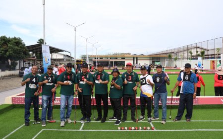 Sambut Peringatan Harbak Ke-79, BBWS Sumatera II Medan Mengikuti Pertandingan Gateball Antar Unor Kementerian Pekerjaan Umum