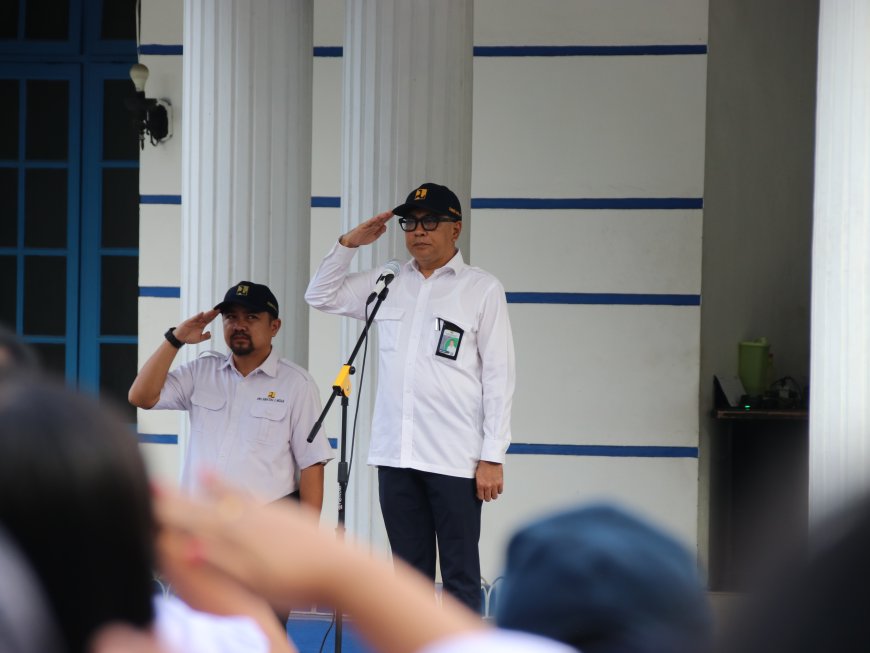 Pimpin Apel Pagi, Kepala BBWS Sumatera II Medan Ingatkan Seluruh Tim Siaga Bencana Untuk Selalu Siap Sedia