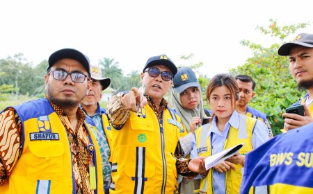 Tinjau Bendung Sei Wampu, Kepala BBWS Sumatera II Medan Pastikan Siap Dukung Program Ketahanan Pangan