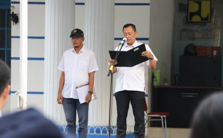 Pimpin Apel Pagi, Kabag Umum dan Tata Usaha Ingatkan pentingnya penyusunan SKP Tahun 2024 dan Penilaian SKP Triwulan Keempat.