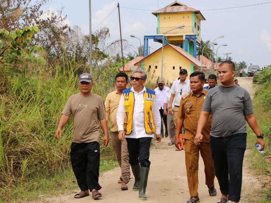 Pastikan Langkah Mitigasi, Kepala BBWS Sumatera II Medan Tinjau Sungai Sukaraja Kabupaten Asahan