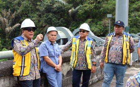 BBWS Sumatera II Medan Lakukan Inspeksi Lapangan Bersama Terkait Muka Air Danau Toba