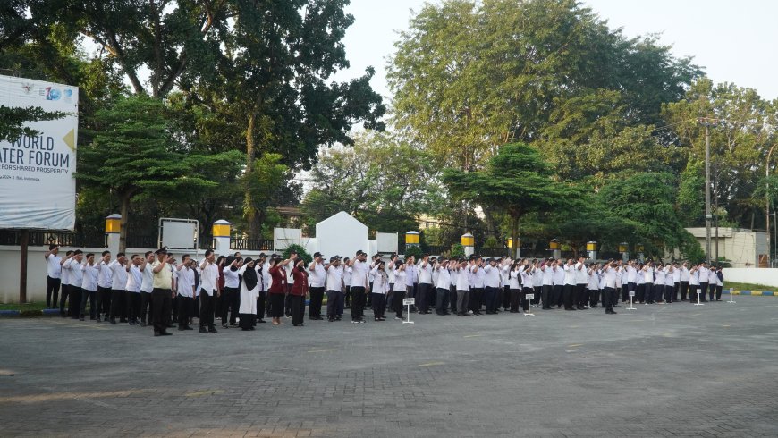 Pimpin Apel Pagi, Kabid Operasi dan Pemeliharaan SDA Sampaikan Pencapaian Sasaran Utama 608