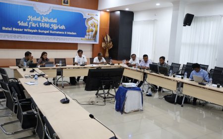 Pemkab Samosir Konsultasi ke BBWS Sumatera II Medan, Bahas Rehabilitasi Pascabencana Kecamatan Harian