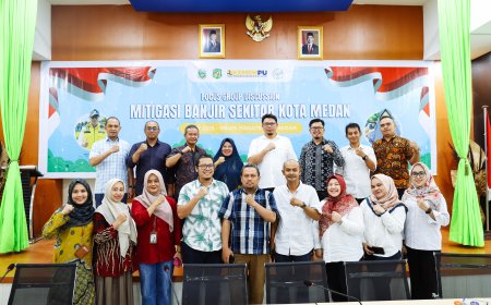 BBWS Sumatera II Medan Gelar FGD Bersama Akademisi UNIMED Bahas Mitigasi Banjir Kota Medan