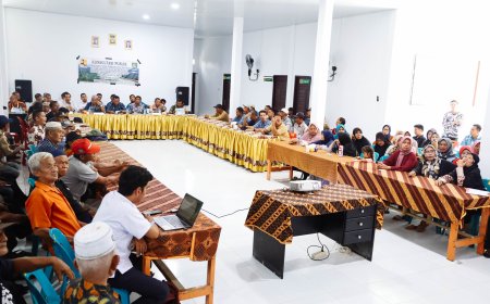Dukung Ketahanan Pangan,  BBWS Sumatera II Medan Gelar Konsultasi Publik Pengadaan Tanah Saluran Suplesi DI Sei Silau