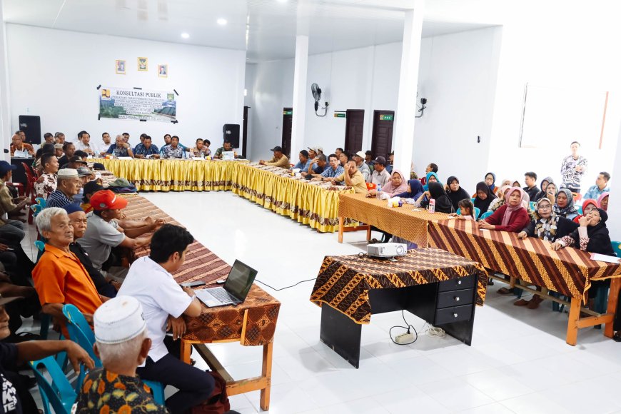 Dukung Ketahanan Pangan, BBWS Sumatera II Medan Gelar Konsultasi Publik Pengadaan Tanah Saluran Suplesi DI Sei Silau