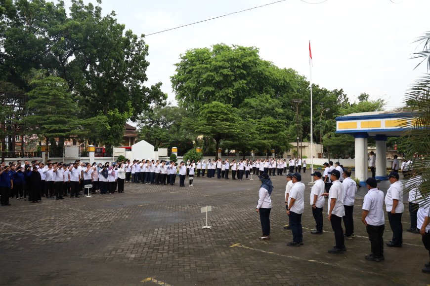 Pimpin Apel Pagi, Kepala BBWS Sumatera II Medan Tegaskan Komitmen Zero Gratifikasi