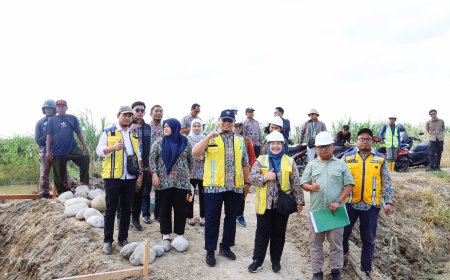 Tinjau Pekerjaan Rehabilitasi DIR Kewenangan Pusat Provinsi Sumut Untuk Mendukung Swasembada Pangan Nasional