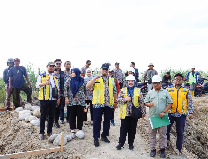 Tinjau Pekerjaan Rehabilitasi DIR Kewenangan Pusat Provinsi Sumut Untuk Mendukung Swasembada Pangan Nasional