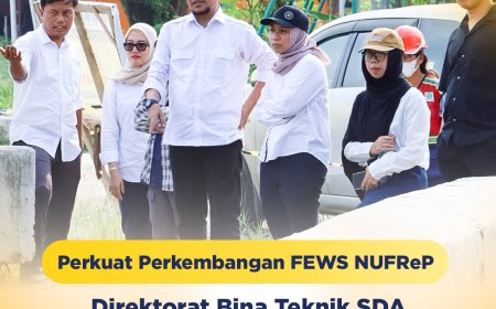 Perkuat Perkembangan FEWS NUFReP, Direktorat Bina Teknik SDA Kunjungi BBWS Sumatera II Medan