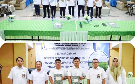 Tingkatkan Kapasitas KMB dan TPM, BBWS Sumatera II Medan Gelar Training of Trainer P3-TGAI