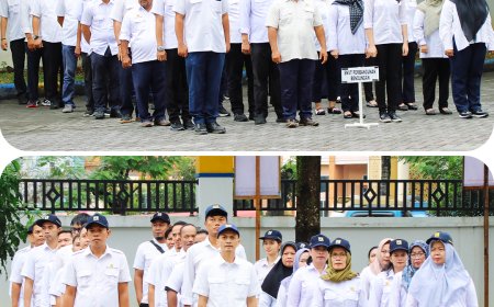 Pimpin Apel Pagi, Kabag Umum dan Tata Usaha Himbau Pembaruan Data Kepegawaian Dan Pemanfaatan Media Sosial Yang Bijak