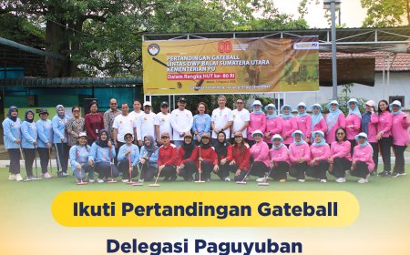 Delegasi Paguyuban BBWS Sumatera II Medan Raih Juara Ketiga Dalam Pertandingan Gatebal Antar DWP Kementerian Pekerjaan Umum Provinsi Sumatera Utara