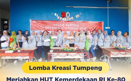 Lomba Kreasi Tumpeng Meriahkan HUT Kemerdekaan RI ke-80 di BBWS Sumatera II Medan