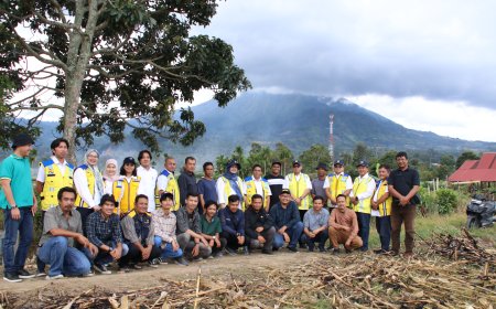 Kepala BBWS Sumatera II Medan, Tinjau Pelaksanaan P3-TGAI Kabupaten Karo