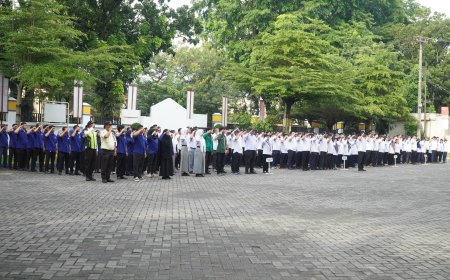 Pimpin Apel Pagi Kabid KPI SDA Tekankan Pentingnya RBO-PB dan Kesiapsiagaan Menghadapi Musim Hujan