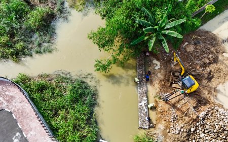 Penanganan Darurat Banjir, BBWS Sumatera II Medan Perbaiki Tanggul Sungai Batang Kuis