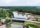 Tingkatkan Keandalan Suplai Irigasi Bah Bolon, Kementerian Pekerjaan Umum Rehabilitasi Bendung Tanah Merah