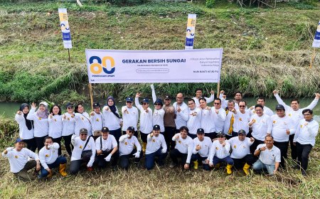 Sambut Hari Bakti Ke-80 PU, BBWS Sumatera II Medan Selenggarakan Kegiatan Gerakan Bersih Sungai Serentak