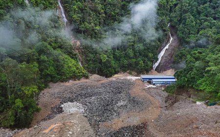 BBWS Sumatera II Medan Tinjau Longsor di Area PLTA Pakkat  Kab. Humbang Hasundutan