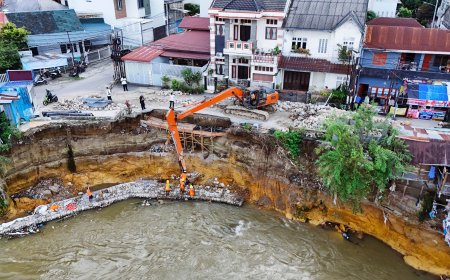 BBWS Sumatera II Medan Gerak Cepat Lakukan Penanganan Darurat Banjir di Sungai Deli