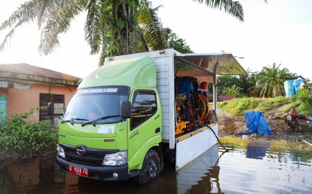 BBWS Sumatera II Medan Gerak Cepat Tangani Genangan Banjir di RSUD Tanjung Pura, Kabupaten Langkat