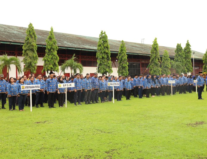 Peringati Hari Bela Negara ke-77, Pegawai Kementerian PU Sumut Teguhkan Semangat Bela Negara