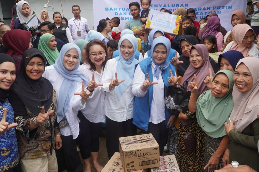 Giat Seruni Bidang IV KMP Salurkan Bantuan bagi Warga Terdampak Banjir di Kabupaten Langkat