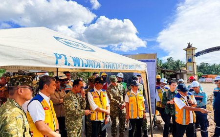 BBWS Sumatera II Medan Dampingi Kasum TNI Tinjau Progres Pemulihan Pascabencana di Kecamatan Garoga