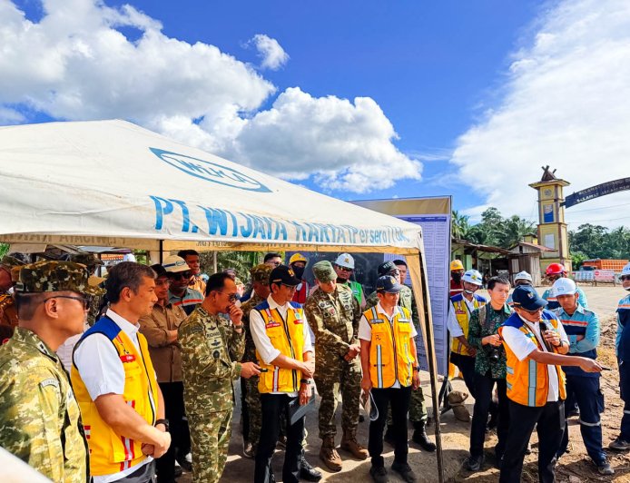 BBWS Sumatera II Medan Dampingi Kasum TNI Tinjau Progres Pemulihan Pascabencana di Kecamatan Garoga