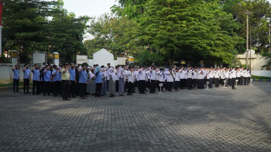 Gelar Apel Pagi, BBWS Sumatera II Medan Ajak Pegawai Bangun Budaya Hemat melalui Optimalisasi BMN