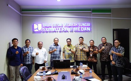 Perkuat Sinergi, BBWS Sumatera II Medan Terima Kunjungan Bupati Tapanuli Utara