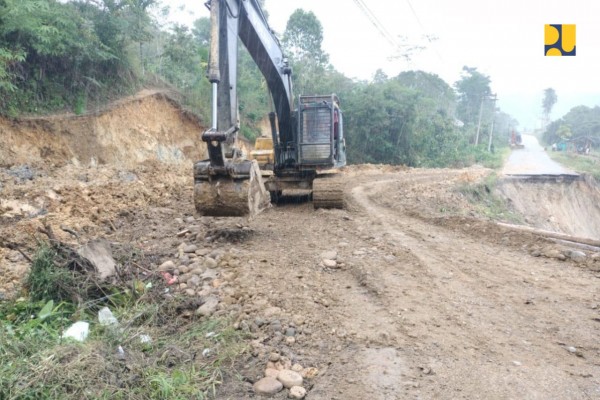 Kementerian PU Percepat Penanganan Banjir dan Longsor di Sibolga, Akses Jalan Nasional Tarutung–Batas Taput/Tapteng Tembus 42 Km