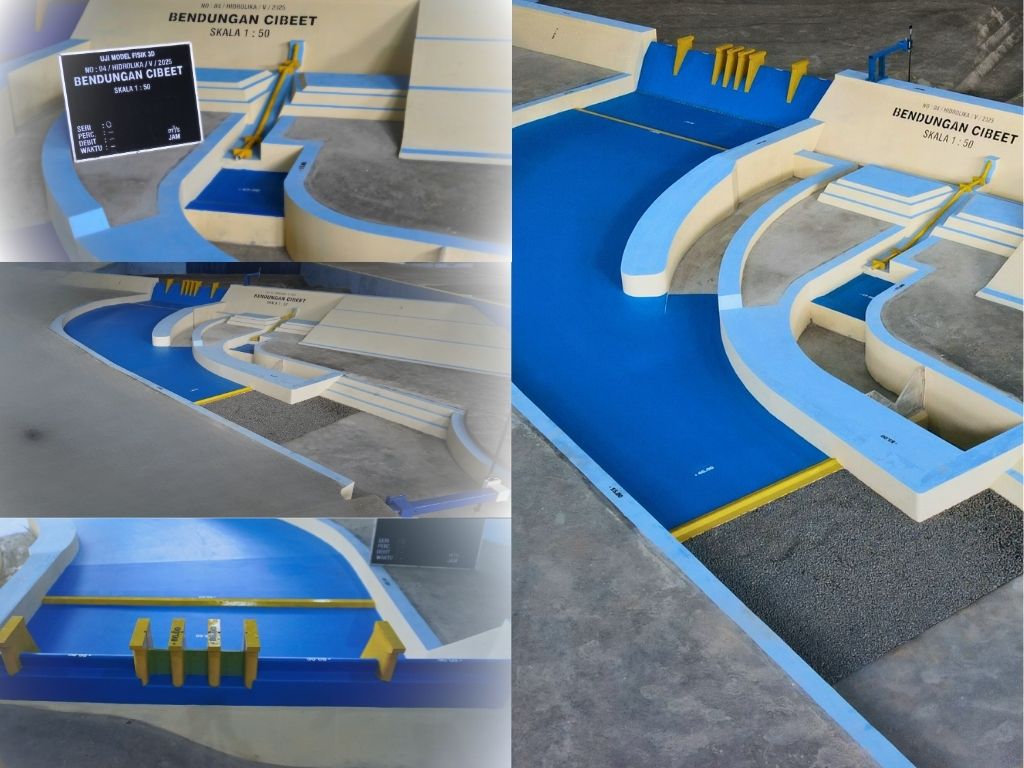 PEMBUATAN MODEL FISIK 3D BENDUNGAN CIBEET